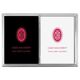 Outline Shaped Oval Monogram with Text Double Deck Playing Cards Image 1 of 2